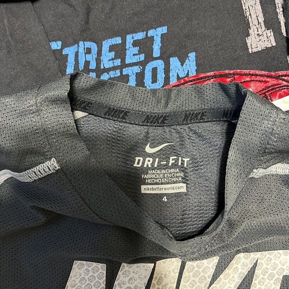 Nike Dri-Fit Stay Cool Boys Long Sleeves Boys Shirt 👕 Retails $24 Size: 4 New - Picture 5 of 7